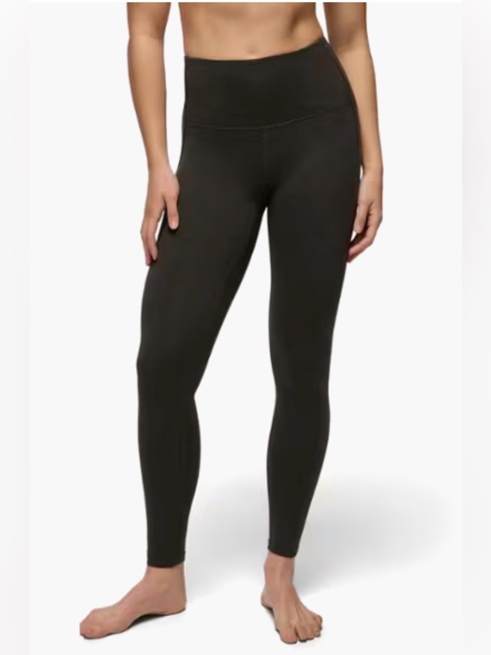Prana Ice Flow Black High-Waist Leggings